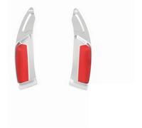 Paleta De Cambio De Volante Compatible Con Citroen Para Déesse DS DS3 DS4 DS4S DS5 5LS DS6 DS7 DS9 E-TENSE Crossback Volante Shift Paddles Extension Shifters Pegatinas(Silver B)