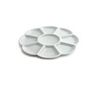 Paleta de Ceramica Porcelana Circular de 19 cm