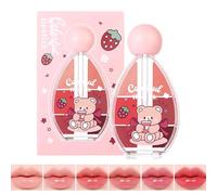 Paleta de color de labios, 6 colores de pintalabios hidratante, brillo de labios tintados a prueba de sudor hidratante, para mujeres, damas, cosméticos, hogar, citas, forma