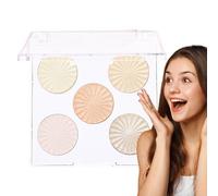 Paleta de colorete de maquillaje | Cosméticos resistentes al agua | Ruta facial de viaje, para mujeres, señoras, madres, principiantes, profesionales, novias, bodas, celebraciones, ocasiones