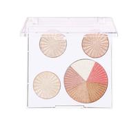 Paleta de colorete para niñas, cosméticos faciales persistentes | Ruta facial de viaje, para mujeres señoras madres principiantes profesionales novias boda celebración ocasión especial cita noche