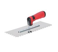 Paleta de construcción de acero con múltiples estilos de opciones con diseño reforzado, mango cómodo para varios proyectos reforzados