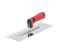 Paleta de construcción de acero con múltiples estilos de opciones con diseño reforzado, mango cómodo para varios proyectos reforzados