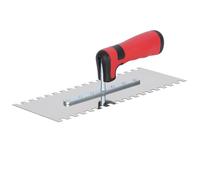 Paleta de construcción de acero con múltiples estilos de opciones con diseño reforzado, mango cómodo para varios proyectos reforzados