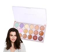 Paleta de corrección de color, paleta de corrección de color | Aclaramiento completo de cobertura completa de 18 colores | Paleta de belleza impermeable que oculta el maquillaje para Thanksgivi