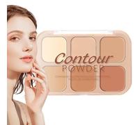 Paleta de corrector facial, paleta de corrector de maquillaje,Paleta de polvo de maquillaje de contorno facial | Suministros de belleza duraderos para datos, fiestas, salida nocturna, compras y uso di