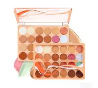 Paleta De Correctores, Con Combinación De Maquillaje Multifuncional, 24 Colores, Paleta De Maquillaje Facial Mezclable A Prueba De Agua, Base De Neutro, Corrector De Color De Larga Duración, Para