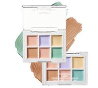 Paleta De Correctores De Maquillaje - Corrector De Tatuajes | Kit De Paleta De Correctores En Crema Facial, 6 Paletas De Correctores De Control De Color, Juego De Maquillaje De Contorno En Crema Para