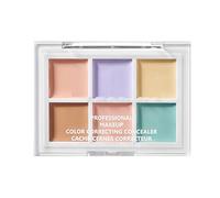 Paleta De Correctores En Crema - Kit De Correctores Faciales De 6 Colores | Dispositivo Cosmético De Maquillaje Hidratante Para Una Cobertura Duradera, Maquillaje Corrector De Color Para Ir De Compras