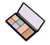 Paleta de correctores en crema: kit de maquillaje de múltiples, juego de cobertura mezclable, fórmula de textura con cepillo aplicador | Cosmético profesional para el contorno del rostro r