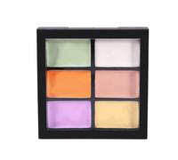 Paleta de cremas correctoras y bases de maquillaje profesionales de 6 colores para el cuidado del rostro. (Z01-1#)