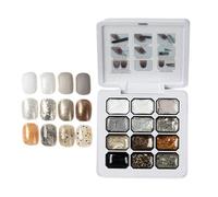 Paleta de Esmaltes en Gel Paleta de 12 Colores Semisólidos con Brillo