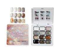 Paleta de Esmaltes en Gel Paleta de 12 Colores Semisólidos con Brillo