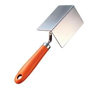 Paleta de esquina de acero en ángulo recto equipada con agarre cómodo y agujero de almacenamiento para reducir la fatiga de los operadores, acabado impecable, paleta de esquina de acero