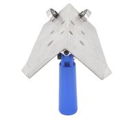 Paleta de Esquina de Acero Inoxidable, Hecha a Mano con Rotación de 360° para Suavidad, Ideal para Renovaciones Interiores, Paleta de Esquina Interior Espátula de Esquina de