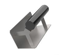 Paleta de esquina de acero inoxidable para paneles de yeso de 13 mm de grosor, herramienta de ángulo interno externo para cemento, yeso, estuco, acabado, modelado, tareas de pulido (esquina interna)