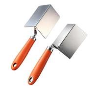 Paleta de esquina de ángulo de 90°, herramienta de acabado de hormigón de acero, diseño preciso para esquinas lisas, mango antideslizante cómodo, paleta de esquina interior