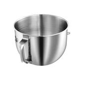 Paleta De Gancho For Masa, Compatible Con Kitchenaid, Accesorios De Piezas De Accesorio De Ayuda For Mezclador De 7 Cuartos, Soporte De Látigo De Alambre Antiarañazos(Stainless steel bowl)