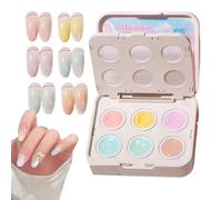 Paleta de gel de uñas portátil de 6 ml - Gel de uñas para viajes de negocios, , hogar, escuela, novia, esposa, novio