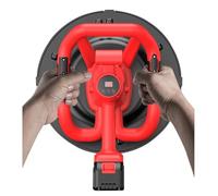 Paleta de hormigón eléctrica de 9 velocidades, máquina pulidora de pared de mano para mezcla y enlucido de masilla de cemento, mortero de yeso, automática, ajustable