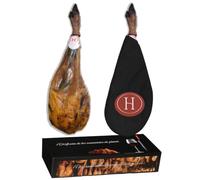 Paleta de Jabugo 100% Bellota (4-4,5 kg) - Envio 24 - Sanchez Martín - Selección Cosecha Privada - Envío 24 h - Vitola Negra 100% Bellota Ibérica Huelva - Incluye Funda Regalo Jamón (4'5 kg, Paleta)