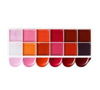 Paleta de Labiales Vibrantes De Alta Pigmentación Resistentes Al Agua