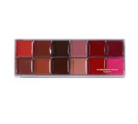 Paleta De Labios Colorida - Paleta De Brillo De Labios | Paleta De Labios Mate De Maquillaje De Lápiz Labial | Glosses De Labios Lisos De Color Múltiple | Set De Brillo Labial Cosmético Compacto Maqui