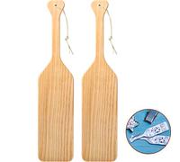 Paleta de madera sin terminar de 15 pulgadas hecha de madera de pino macizo para Navidad, arte, manualidades, hermandad, fraternidad y decoración del hogar (4 piezas)