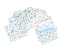 Paleta de Mano de Maquillaje Transparente de 100 Piezas, Paleta de Mezcla de Maquillaje de Pelcula de PU Impermeable, Cinta de Mezcla de Desechable para Maternidad