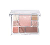 Paleta de Maquillaje 3 en 1 Sombras, Colorete y Contouring (#1) | Tonos Neutros Mate & Brillante, Polvo Suave y Difuminable para Principiantes, Maquillaje Natural Diario (16.9g)