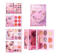 Paleta de Maquillaje | 43 Colores Rubor Duradero Impermeable | Paleta Facial De Contorno Y Maquillaje,Para Uso Diario Viajes Bodas Y Eventos En Ojos Y Mejillas