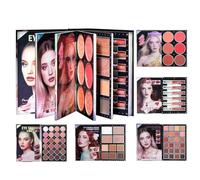Paleta De Maquillaje | 48 Colores Cosméticos Duraderos | Kit de Sombras de Ojos de Alta Pigmentación,Para Mujeres Novias Niñas Diario Trabajo Fiesta Viaje Cumpleaños Boda Noche Fotos