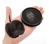 Paleta de Maquillaje a Base de Agua de Pintura para el Cuerpo de la Cara con Pintura Corporal de la Copa Mundial Fácil de Limpiar para Fiestas de Cosplay de Halloween Duradera (BLACK)