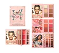 Paleta De Maquillaje Con Diseño De Libro - 36 Colores Impermeable Y Magnética De Diseño Libro Cosmético,Sombras De Ojos Con 3 Capas Para Maquillaje - Para Fiesta, Belleza, Uso Diario, Viaje, Mujeres