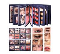 Paleta De Maquillaje Con Diseño De Libro,Corrector Y Rubor De Mezcla Perfecta - Paleta De Contorno, Polvos Y Sombras De Ojos | Para Rostro Ojos Labios Mujeres Niñas San Valentín Año Nuevo Boda Viaje