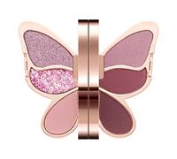 Paleta de maquillaje de ojos - 6 colores a prueba de sudor, mezcla mate mate, sombras de brillo | Juego de sombras de ojos de mariposa de larga duración, kit de cosmética profesional (para) fiesta de