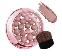 Paleta de maquillaje de rubor, contorno natural, herramienta de bola nacarada con construcción premium, de cuidado de belleza con diseño inteligente, ayuda de acabado radiante , compañero