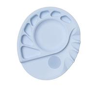 Paleta de maquillaje de silicona de grado alimenticio para una piel segura, superficies de mezcla suaves para pieles sensibles y artistas paleta de silicona