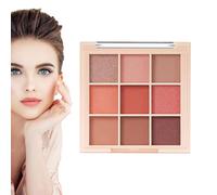 Paleta De Maquillaje De Sombras De Ojos - Polvo De Pigmento Natural, Aterciopelados | Kit Profesional De Rubor De Contorno Resaltado De Larga Duración Para Mujeres, Niñas, Principiantes,