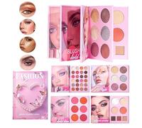 Paleta de Maquillaje | Duradero y Resistente al Agua 43 Colores,Estilo Libro Paleta de Sombras de Ojos Coloridas - para Mujeres Niñas Principiantes Novia Uso Diario Viaje Fiesta Encuentro