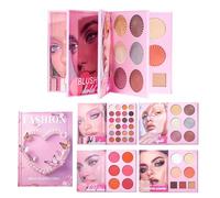 Paleta De Maquillaje Facial Rubor Impermeable Iluminador Contorno