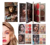 Paleta De Maquillaje Libro - Sombra de Ojos Fácil de Mezclar para Contorno | Juego Cosmético Paleta Sombras De Ojos Pigmentadas - Para Mujeres Y Niñas Todo Tipo De Piel Cumpleaños Navidad Cita Evento