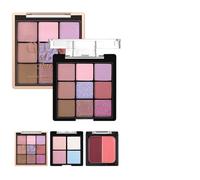 Paleta de Maquillaje - Maquillaje Facial con Sombras Rubor e Iluminador | Cosmético Con Texturas Mate Y Brillantes Para Piel En Noches De Cita, Viajes Diarios Y
