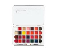 Paleta De Maquillaje,Paleta De Sombras De Ojos - 28 Colores Rubor Labial Impermeable Para Mujeres Adolescentes Y Piel Madura En Labios Y Mejillas