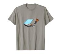 Paleta de maquillaje para sombra de ojos, rubor y pincel Camiseta