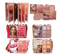 Paleta De Maquillaje, Profesional Multicolor De Larga Duración, 17x11,6x3,3 Cm, Paleta De Sombras De Ojos, Paléta De Resaltadores, Diseño Portátil, Para Fiestas Y Bodas