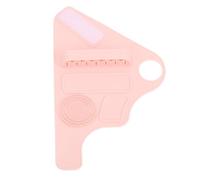 Paleta de Maquillaje Silicona Pulsera Mezcla Correa de la muñeca Gancho y Sujetador de Bucle Herramientas de sarta de Sujetador Organizador Soft portátil Conveniente rápido (Rosa)