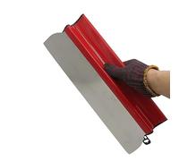 Paleta de masilla, paleta de acero inoxidable para acabado de cemento y hormigón con diseño de mango en forma de Z, 40 x 15 x 4,3 cm