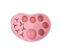 Paleta de mezcla de maquillaje, bandeja de cosméticos de 8 x 6 pulgadas, paleta de laminación de silicona reutilizable Easy Clean Brow Lamination Palette, fiable multifunción para pestañas