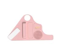 Paleta de mezcla de maquillaje, paleta de mano con correa de muñeca, placa de base de silicona, bandeja de maquillaje ajustable, bandeja de maquillaje ajustable en tu muñeca, paleta de base para